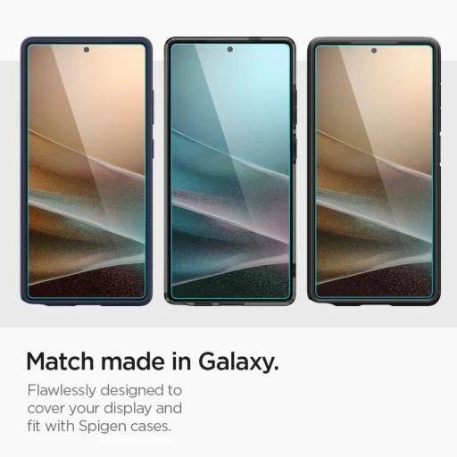 Spigen Glas.tr "ez Fit" Hd 2-pack Samsung Galaxy S25 Ultra átlátszó üvegfólia - 14