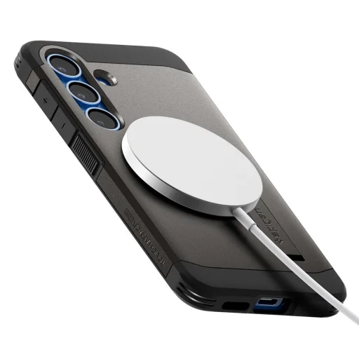  Galaxy S25 Spigen Tough Armor Magsafe Gunmetal tok - 8