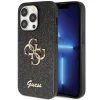 Guess GUHCP14XHG4SGK tok iPhone 14 Pro Max 6.7" - fekete Csillogó Írás Nagy 4G tok thumbnail