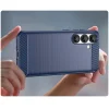 Szilikon tok Karbon Tok Samsung Galaxy S25 - kék thumbnail