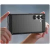 Szilikon tok Carbon Case Samsung Galaxy S25 - fekete thumbnail