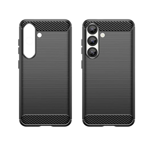 Szilikon tok Carbon Case iPhone 16e - fekete tok - 3