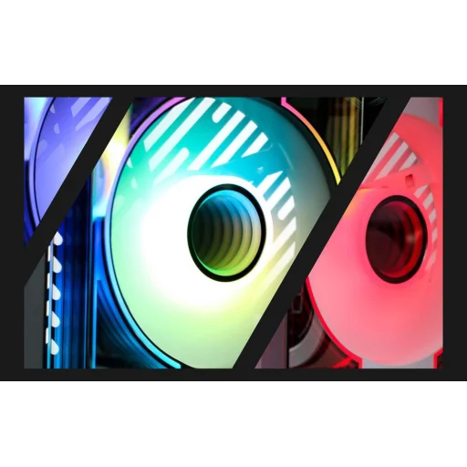 Számítógépház Darkflash ARGB Ventilátor DM8 (Fekete) - 7