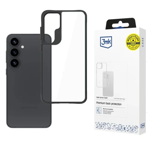 3mk Satin Armor tok Samsung Galaxy S25 - átlátszó - 1