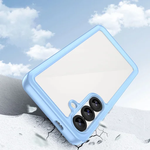 Outer Space Case szilikon tok zselés kerettel Samsung Galaxy S25 - kék tok - 3