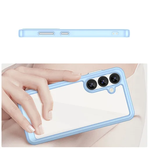 Outer Space Case szilikon tok zselés kerettel Samsung Galaxy S25 - kék tok - 4