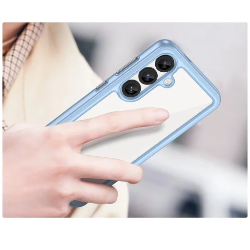 Outer Space Case szilikon tok zselés kerettel Samsung Galaxy S25 - kék tok - 5