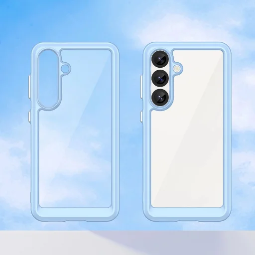 Outer Space Case szilikon tok zselés kerettel Samsung Galaxy S25 - kék tok - 7