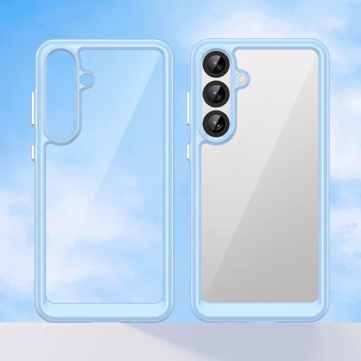 Outer Space szilikon tok zselés kerettel Samsung Galaxy S25+ - kék tok - 7