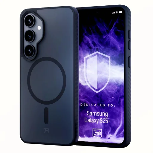 3mk Smoke MagCase Samsung Galaxy S25 Plus - fekete tok - 1