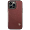 Mercedes MEHCP14L8ROLR iPhone 14 Pro 6.1" fekete/fekete bőrtok Hullámmintás thumbnail