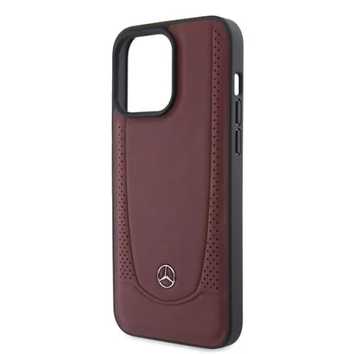 Mercedes MEHCP15XARMRE iPhone 15 Pro Max 6.7" piros/piros kemény tok bőr Urban Bengale tok - 6