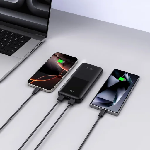 Tech-protect Pb01 Power Bank 10000mAh 22.5W Fekete - 7