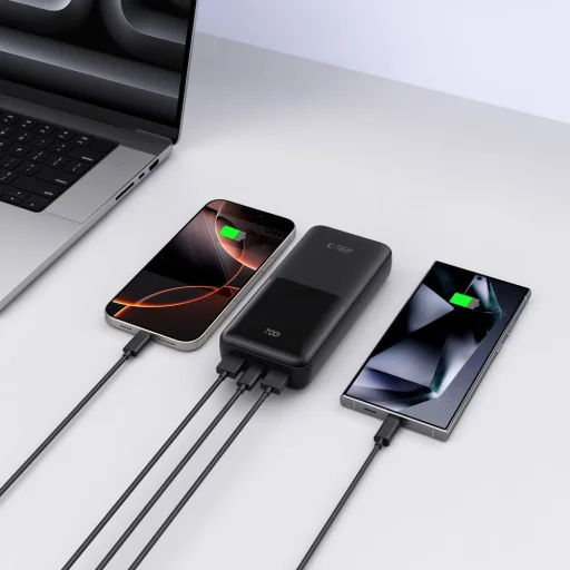 Tech-Protect Pb02 Power Bank 20000mAh 22.5W Fekete - 7