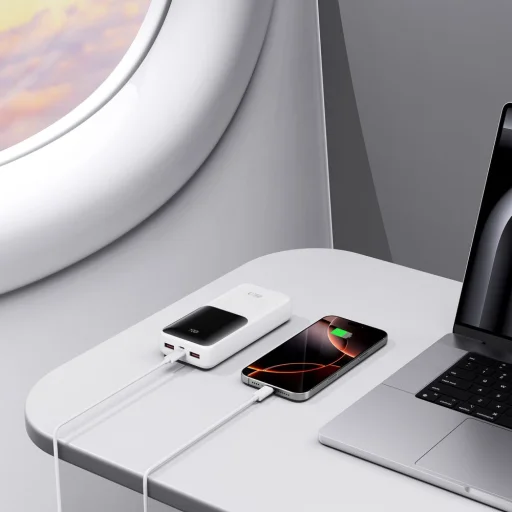 Tech-protect Pb02 Power Bank 20000mAh 22.5W fehér - 8