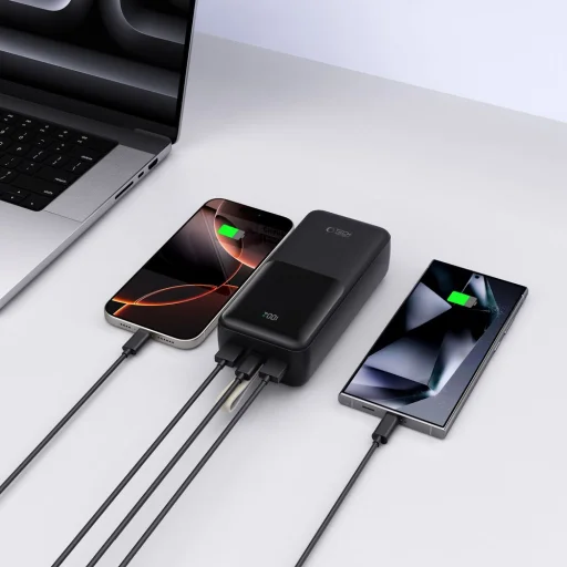 Tech-protect Pb03 Power Bank 30000mAh 22.5W Fekete - 7