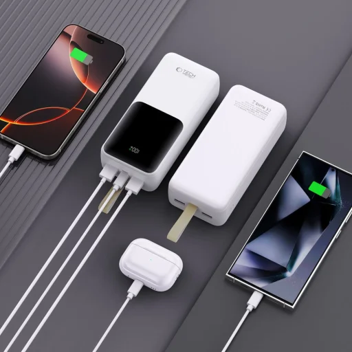 Tech-Protect Pb03 Power Bank 30000mah 22.5w Fehér - 6