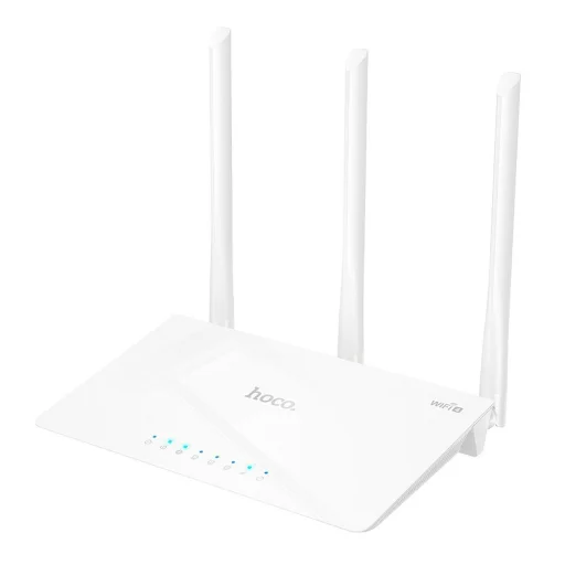 HOCO vezeték nélküli router WiFi4 HI30 fehér - 1