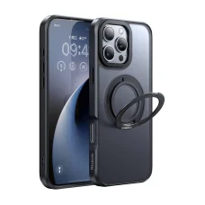 McDodo PC-4933 MagSafe tok iPhone 16 Pro Max állvánnyal (fekete)