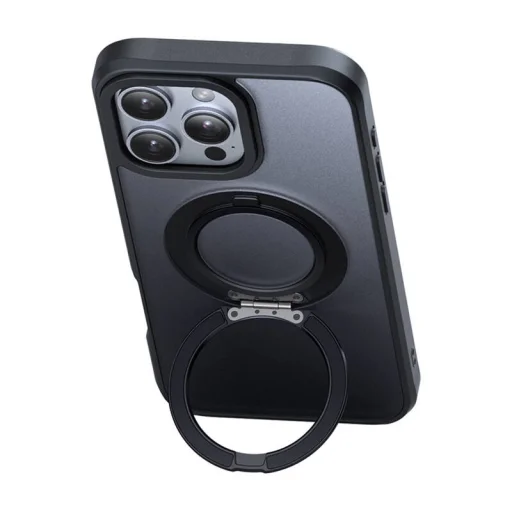 McDodo PC-4933 MagSafe tok iPhone 16 Pro Max állvánnyal (fekete) - 5