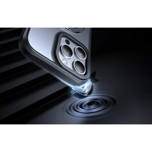 McDodo PC-4933 MagSafe tok iPhone 16 Pro Max állvánnyal (fekete) - 8