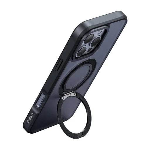 McDodo PC-4933 MagSafe tok iPhone 16 Pro Max állvánnyal (fekete) - 2