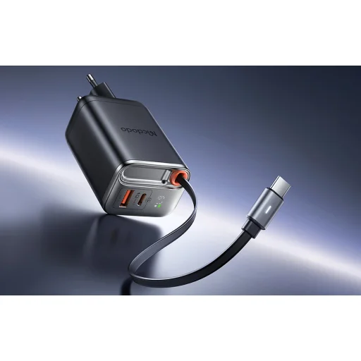 USB-C+A Töltő McDodo CH-4100 67W GaN USB-C Kábel 65cm (fekete) - 6