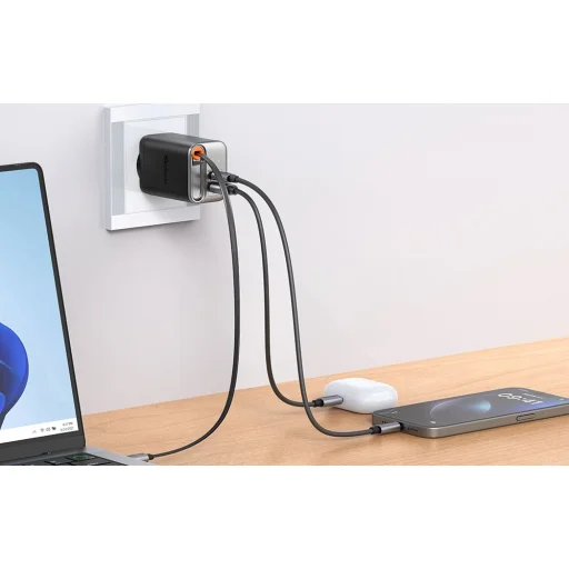 USB-C+A Töltő McDodo CH-4100 67W GaN USB-C Kábel 65cm (fekete) - 8