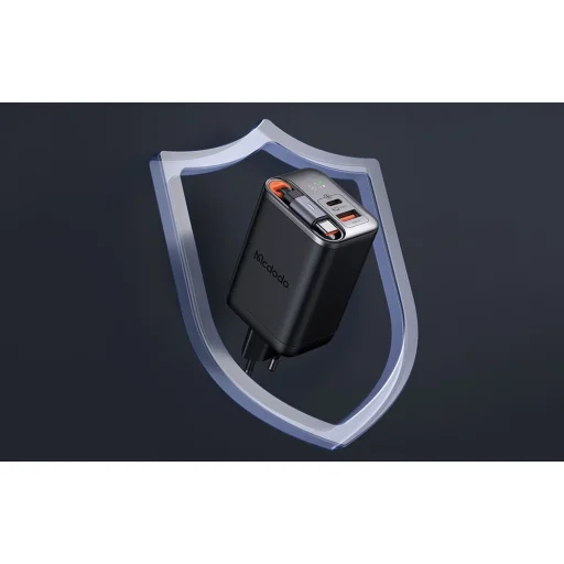 USB-C+A Töltő McDodo CH-4100 67W GaN USB-C Kábel 65cm (fekete) - 9