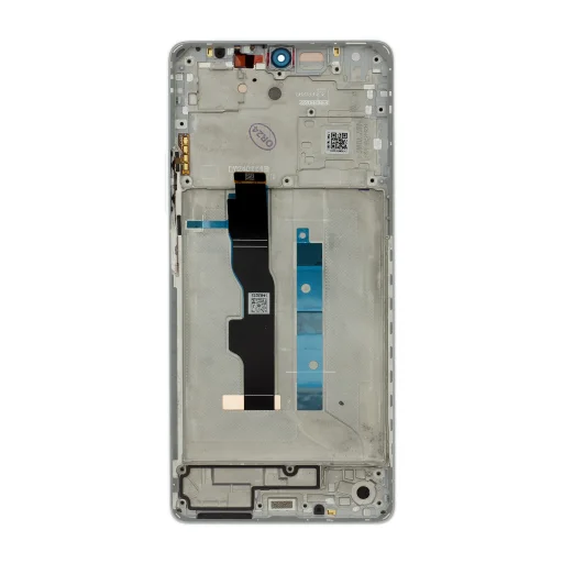 LCD kijelző + Érintőegység + Előlap Xiaomi Redmi Note 13 5G Jeges Fehér (Szerviz csomag) - 2