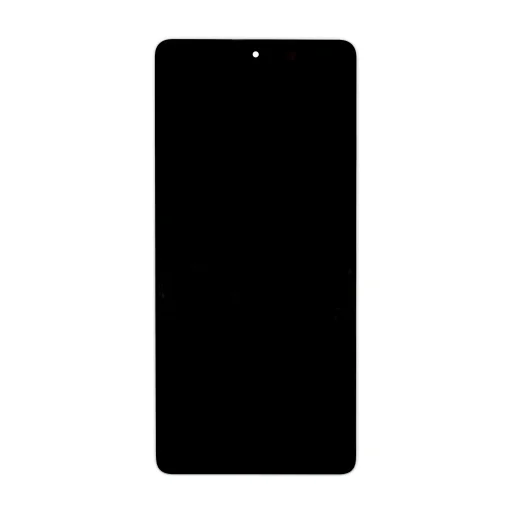 LCD kijelző + Érintőegység + Előlap Xiaomi Redmi Note 13 5G Jeges Fehér (Szerviz csomag) - 1