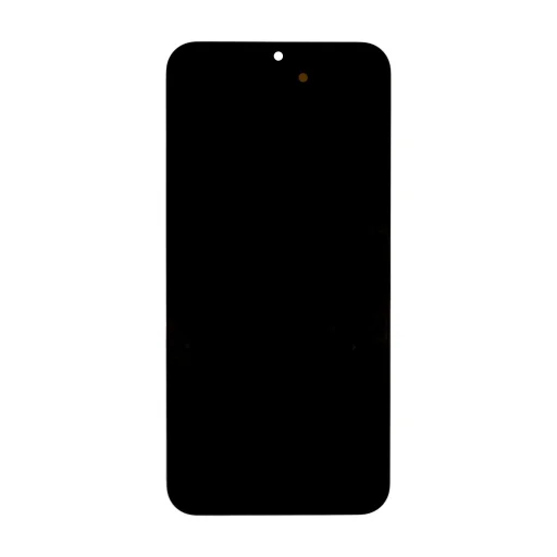 LCD kijelző + Érintőpanel + Előlapi borítás Samsung A155/A156 Galaxy A15 4G/5G Fekete (Szerviz csomag) - 1