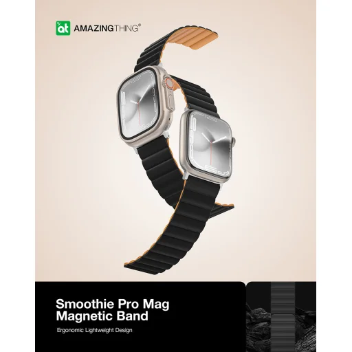 Amazing Thing Szíj Smoothie Mag AWSPMBO Apple Watch 49/45/41 fekete - 9