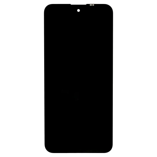 Nokia X10/X20 Érintőegység + LCD Kijelző Fekete (Logó nélkül) - 1