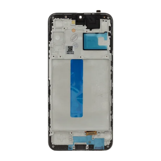 LCD kijelző + Érintőpanel + Előlapi borítás Samsung A256 Galaxy A25 Fekete, - 2