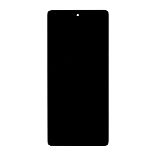 Motorola G85 LCD Kijelző + Érintőegység + Előlap Szürke (Szervizcsomag) - 1