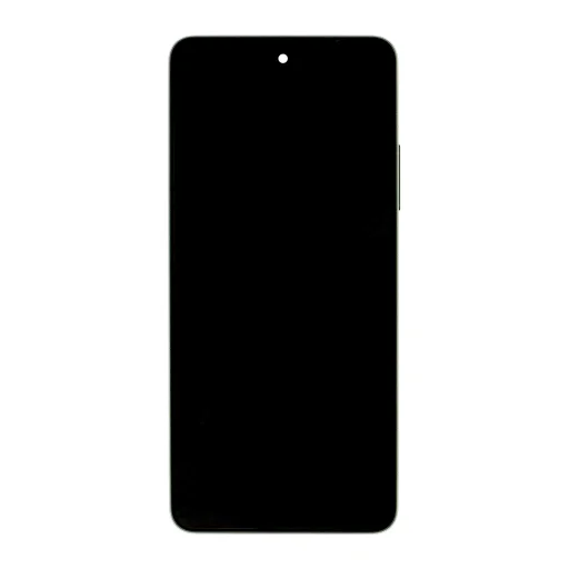 LCD kijelző + Érintőpanel + Előlap Realme C67 fekete (Szervizcsomag) - 1