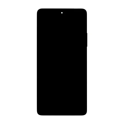 LCD kijelző + Érintőegység + Előlap Xiaomi Redmi Note 13 5G Fekete (Szervizcsomag) - 1