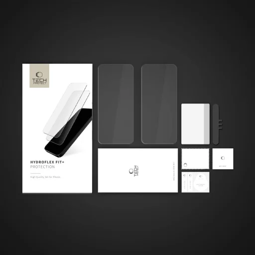 Tech-protect Hydroflex Fit+ 2 db-os üvegfólia Xiaomi Redmi Note 14 Pro 5G / 14 Pro+ Plus 5G / Poco X7 5G Átlátszó - 4