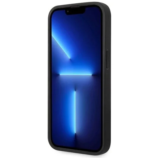  iPhone 14 Pro Max 6.7" fekete/fekete bőr ülések mintás BMW BMHCP14X22RPSK tok - 5