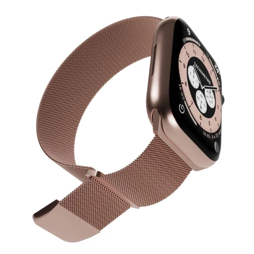 Puro 'MILANESE' szíj Apple Watch 38–40–41 mm-hez, rózsaszín - 4