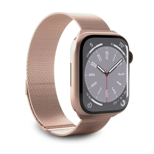 Puro 'MILANESE' szíj Apple Watch 38–40–41 mm-hez, rózsaszín - 1