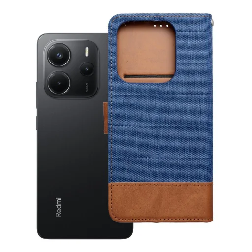 JEANS flipové puzdro Xiaomi Redmi Note 14 5G modré puzdro - 7