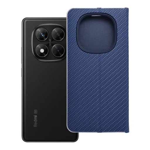 LUNA Carbon fliptok XIAOMI Redmi NOTE 14 PRO 5G / Redmi NOTE 14 PRO PLUS 5G kék - 16