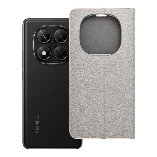 LUNA flipové puzdro zlaté XIAOMI Redmi Note 14 Pro 5G / Redmi Note 14 Pro Plus 5G strieborné puzdro - 7