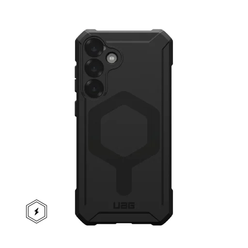 UAG Urban Armor Gear tok ESSENTIAL ARMOR MAGNET beépített mágnessel Samsung Galaxy S25 Plus 5G fekete tok - 1