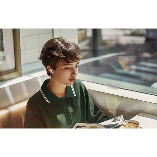 TWS Ugreen HiTune T3C fülhallgató, Bluetooth 5.4, IPX5, mikrofon (fehér) - 5