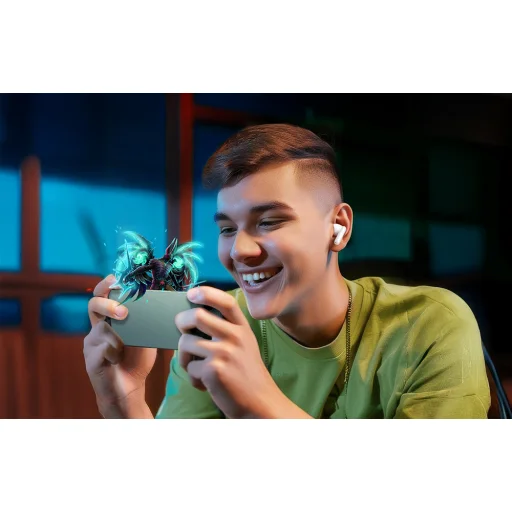 TWS Ugreen HiTune T3C fülhallgató, Bluetooth 5.4, IPX5, mikrofon (fehér) - 10