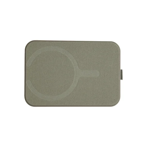 Dviced bőr mágneses összehajtható kártyatartó és állvány - Szürke - 3