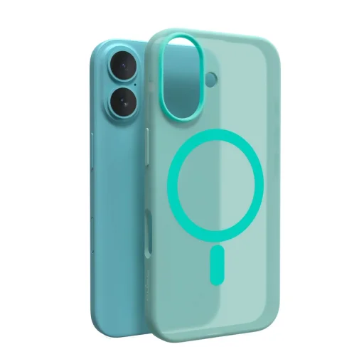 Puro Daylight MagSafe Szilikon tok iPhone 16 - Zöld tok - 1